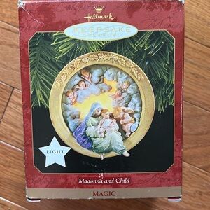 Hallmark Madonna and Child Christmas Ornamenf